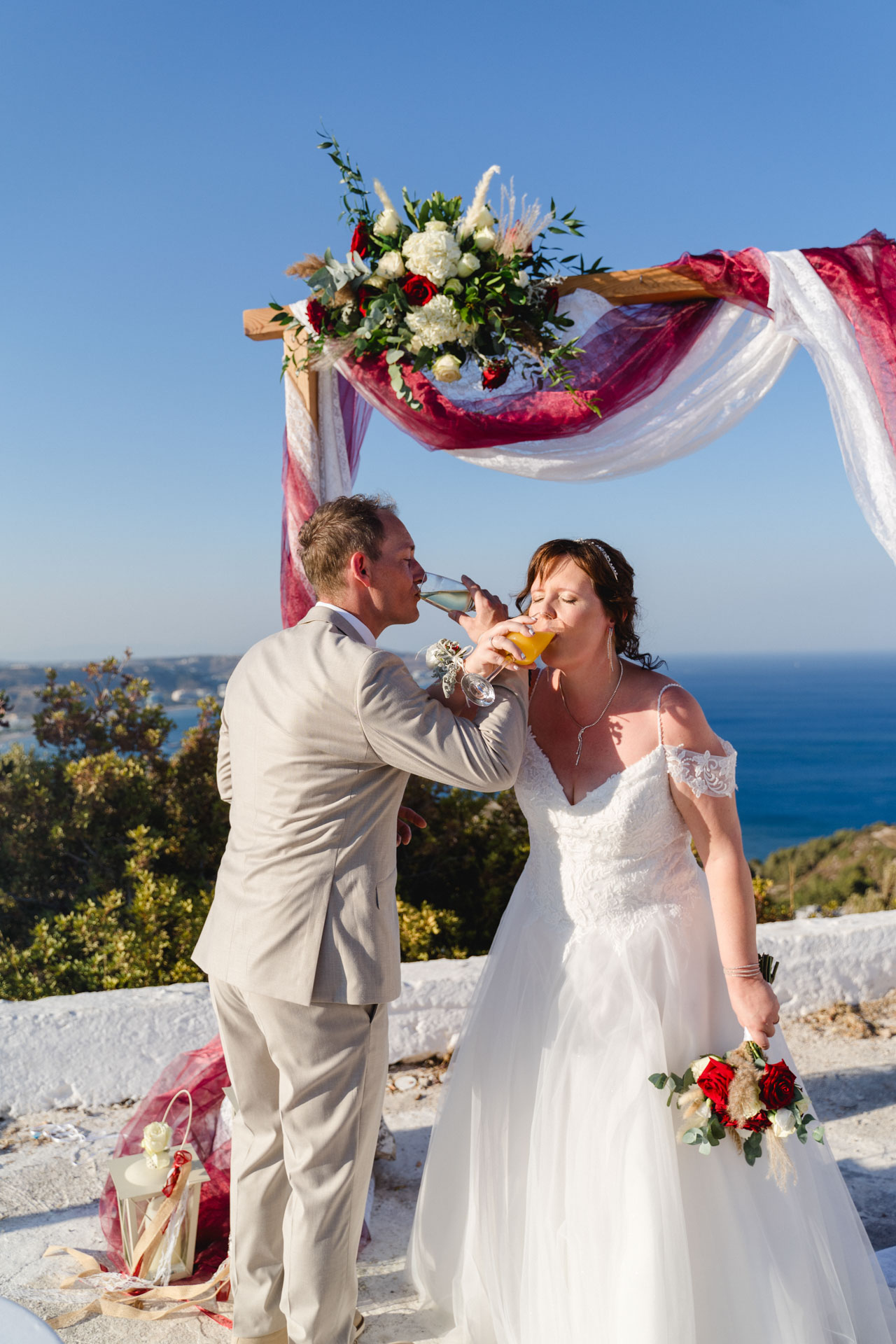 Hochzeit auf Rhodos Paarshooting Hochzeitsbegleitung Hochzeitsfotografen Destination Wedding